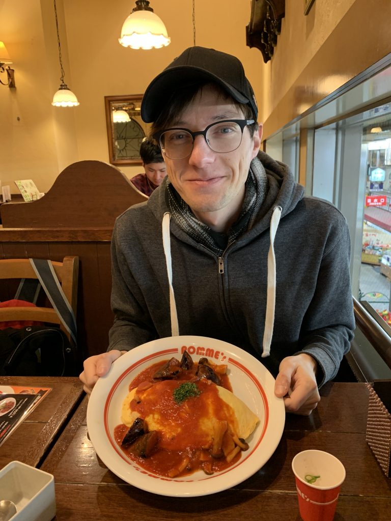 Ryan excited for omurice!