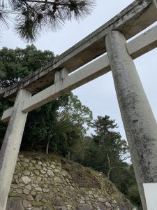 Gate leading to Itsukushima Shrine