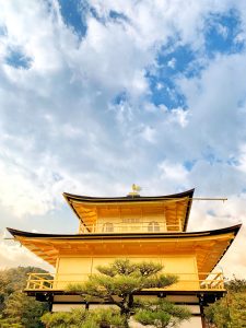 Kinkaku-ji Temple and the sky